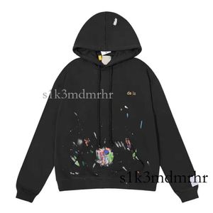 Gallerydept designer hoodies herr mode tröjor casual street stil hoodie män förlorar grundläggande pullover bomull tröja kvinna streetwear 835