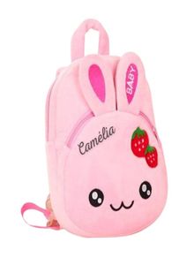 Mochilas de pelúcia personalizadas de panda para crianças, animais de jardim de infância, bolsa escolar kawaii, mochilas para meninos e meninas 4986056