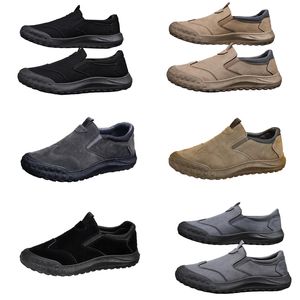 Men's shoes, spring new style, one foot lazy shoes, comfortable and breathable labor protection shoes, men's trend, soft soles, sports and leisure shoes eur size 39