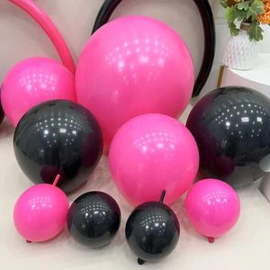 Decoração de festa 5/10/12/18 Polegada rosa vermelho balões de látex decorações de aniversário adulto casamento hélio globos chá de bebê ballon