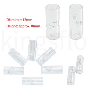 EUA estoque 30mm ponta de vidro tubo de vidro dicas de filtro titular ciga um lote 500 peças