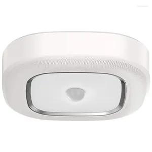 Luzes de teto LED sem fio interno da luz do sensor de movimento a pilhas para a escada