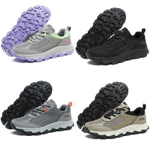 Erkekler Kadın Klasik Koşu Ayakkabıları Yumuşak Konfor Siyah Gri Bej Yeşil Mor Mens Trainers Sport Spor Sezunları Gai Boyutu 39-44 Color8