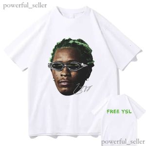 Rapper Young Thug Green Rare Graphic Tee Shirt Male Hip Hop Retro Short Sleeve T-shirts Men Women 100% Cotton Oversized T Shirt 744