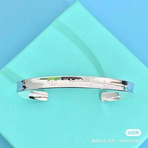 Bracciale tiffay serie 1837 caldo argento sterling s925 moda aperta regalo semplice e generoso per uomo donna 8CJ6