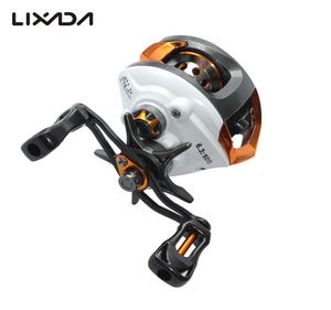 Q0205 LIXADA 12 1 Kullager Höger vänster BAITCASTING REEL Fiske FLY Hög Speed ​​Fishing Reel med magnetbromssystem2657920120