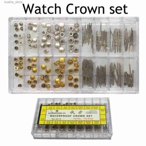 バンド170pcs/セットクラウンパーツの交換用アソートドームフラットヘッドアクセサリー修理ツールキットメーカーL240307