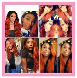 Peruvian Human Hair 1B 350 Ombre Color Body Wave 3 Bundles 1b350 Cheap Hair Extensions 3Pieceslot 1026inch5293426