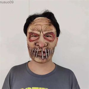Maski projektantów Horror maska ​​24*20 cm miękka i wygodna kreatywność stwórz idealną atmosferę terroru zabawne najstraszniejsze maski na Halloween 90G Lateks