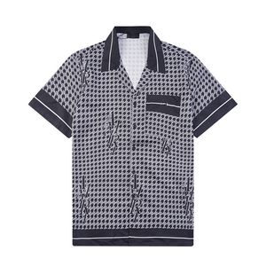 ss Designer mens Hawaiian short sleeved shirt fashionable printed button rolling ball Floral casual shirt, men's summer shirt M-3XL