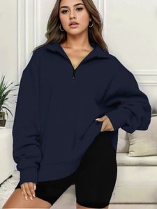 Осенне-зимний стиль, повседневная куртка на молнии, свитер с длинными рукавами, женский 240227