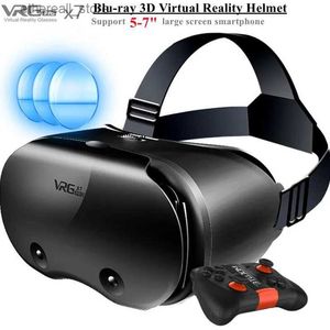 VR/ARデバイスVRGPRO X7 VR VIRTUAL REATIOL 3D GLASSES CASE VR Google Paper Helmet IOS Android 5-7スマートフォンHD 3DメガネQ240306