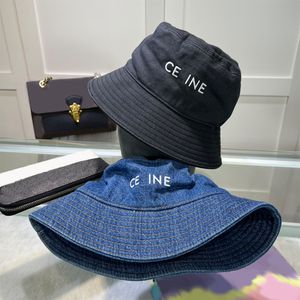 Moda balde chapéu designer mulheres bonés lavados denim brim chapéus boné de beisebol letras design respirável tampa plana para homens misturando casquette