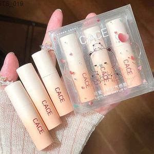 Ferramentas de maquiagem Novo 3 Cores Maquiagem Batom Fosco À Prova D 'Água de Longa Duração Lip Stain Sexy Red Velvet Nu Batons Mulheres Sexy Lábios Cosméticos