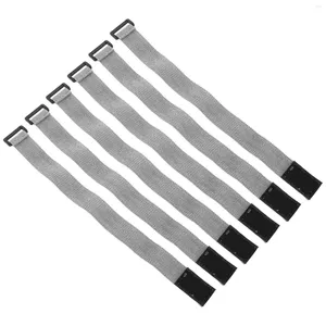 Stoviglie 6 pezzi con fascia elastica a doppio strato, cinturino regolabile Bento Premium (grigio)