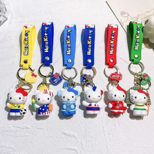 Cartoon Keychain Anime Figure Toy Kawaii Fashion Shoe Doll Keyring Car Bag Pendant Kid Gift