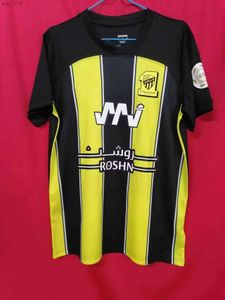 Jerseys de futebol fãs 2024 Al Ittihad Saudi KSA Fabinho Kante Jota Coronado Away Football Shirth240306