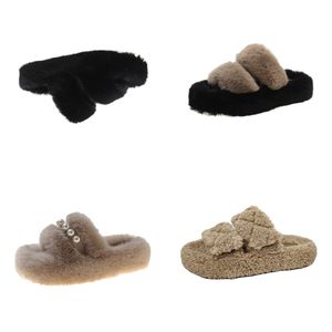 2024 homens Mulheres Designer Slides Slides Sliders Sliders preto branco rosa Gai masculino Slipper de inverno interno de inverno Slide ao ar livre5412