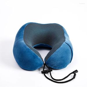 Pillow Travel Memory Foam Neck Cervical For Airplane Car Office Nap Pillows U Shape Flight Head Chin Support Cushion