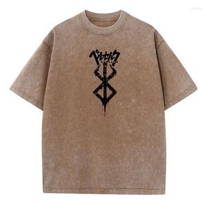 メンズTシャツ男性用アニメグラフィックティーサマープレミアム快適なソフトコットンTシャツトップレトロカジュアルルーズフィットTシャツストリート