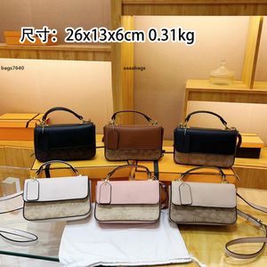 Mulheres quentes carruagem puxada por cavalo bolsa de ombro moda lichia impressão saco de luxo bolsa de lona couro fivela de ouro espelho quadrado crossbody ba