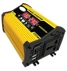 4000W 12V do 220V110V Wyświetlacz Dysponsja Wysok aby połączenie falownika Adaptera Dual USB Transformator Zmodyfikowana fala sinusoidalna164042984073768