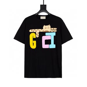 Damen-T-Shirt-Designer für Damen-Shirts mit Buchstaben und Punkten, modisches T-Shirt mit gestickten Buchstaben, Sommer-Kurzarm-Oberteile, T-Shirt für Damen, Damen-Oberteile, T-Shirts