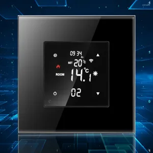 Smart Home Control WiFi Thermostat LCD Pekskärm för elektriskt golvvärme Vatten/gaspanna Temperatur Remote Controller