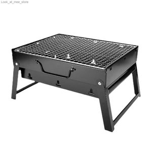 BBQ Grills Outdoor barbecue charcoal grill easy to carry reinforced stand grill used for garden and outdoor barbecue Q240305