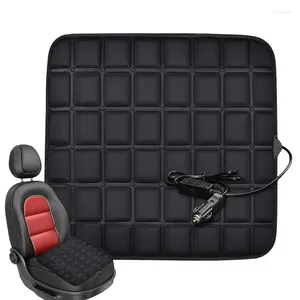 Car Seat Covers 12V Heated Cushion Cover Temperature Control Mat Electric Warming Pads Portable Fast Heating For Cold Weather