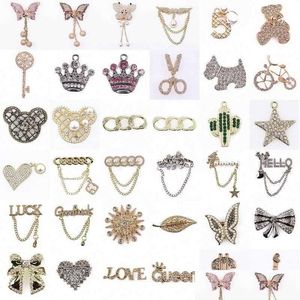 Shoe Parts Accessories 2022 Designer Clog Charm For Decoration Wholesale Chain Women Sandal Metal Bling Drop Delivery Shoes Dhobz