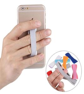 New Arrival Grip Hold Device with One Finger Universal Cell Phone Strap Soft Elastic Band Holder for Any Device2523553
