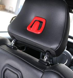 Seat Head Restraint Stickers Hooks Decoration Covers Trim Fit For Ford Mustang 20152016 CAR Interiör Tillbehör ABS3985003