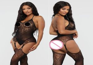 Seksi Sweetwear Lingerie Femme Babydoll Bodysuit Seks Kadınlar Örgü Vücut Stoklama Ürünü Erotik Jarturu Porno Nightwear1005134