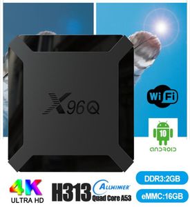 X96Q Android TV Box Allwinner H313 Quad Core Supporto SmartTV 24Ghz Wifi 12816GB3324319