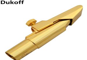 Quality Professional Dukoff Tenor Soprano Alto Saxophone Metal Mouthpiece Gold Lacquer Mouthpiece Sax Dukoff3319614