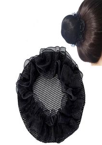 Kobiety Bun Cover Snood Hair Net Balet Tance Tance Tance Cover Bun Cover dla kobiet szydełka Hairnet Akcesoria 8884267