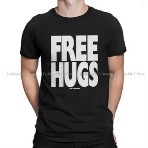 Herren-T-Shirts FREE HUGS AND SPANKINGS Klassisches einzigartiges T-Shirt BDSM-Bondage-Disziplin-Dominanz-Unterwerfung Bequemes Ideen-Shirt