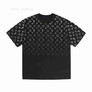 Men's T-Shirts Designer T-shirt designer new casual 100% pure cotton wrinkle resistant classic star shaped letter pattern couple short sleeved shirt black and white