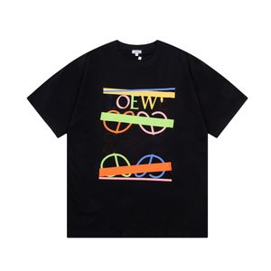 Luxuriöses Herren-Designer-T-Shirt, Sommer, neues gestreiftes Liebes-gesticktes Damen-Top, High-Street-Casual-Paar-Kleidung, Größe M-XXL