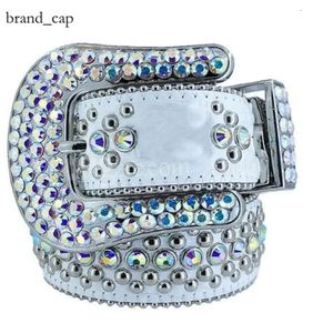 BB Belt Men Women BB Simon Belt Luxury Designer Belt Retro Needle Buckle Belt 20 Color Crystal Diamond BB Letter Fashion Design Luxury Brand Belts 7283