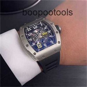 Mechanical Watch Chronograph Richardmill Luxury Wristwatches Mens Watches Richardmill RM030 Platinum Mens Fashion Leisure Business Sports Machinery WR RX06