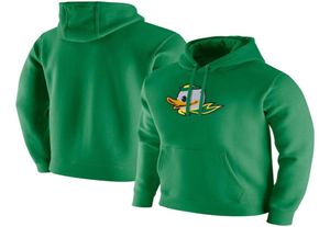 Oregon State Beavers Orange Logo Club Fleece Pulôver Moletom com capuz Ducks Heathered masculino verde3869134
