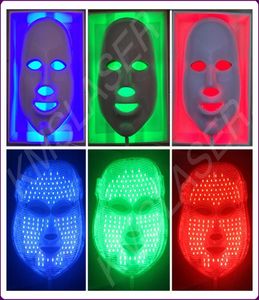 7 Farben pon PDT LED Hautpflege Gesichtsmaske blau grün rot Lichttherapie Schönheitsgeräte DHL 5329540