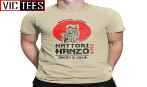 Hattori Hanzo Warrior T Shirt Top Girocollo Maniche corte Teenage Tees Divertente 100 Cotton TShirt for Men 2102254998018