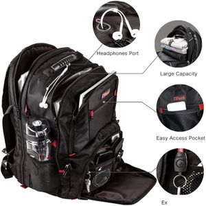 Outros artigos esportivos 18.4 Laptop Mochila Extra Grande Tsa Amigável Durável Viagem Anti Roubo Seguro Resistente à Água Grande Negócio Colle Dh7Cr