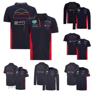 メンズポロスF1フォーミュラ1 Tシャツ夏チームポロスーツ同じスタイルカスタマイズ可能XQQ8