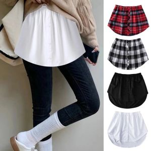 Dresses Skirts Detachable Fake Shirt Irregular Skirt Tail Blouse Hem Extender Fake Hem Mini Skirt Women Garments Accessories Ns4569