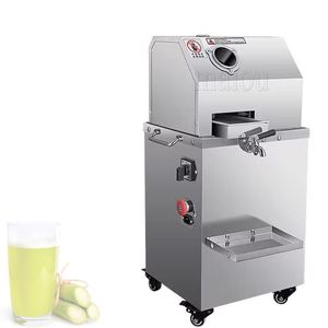 Kommersiell dryck Pressmaskin Juicer Sockerrör Squeezing Machine Electric Sugar Cane Juicer