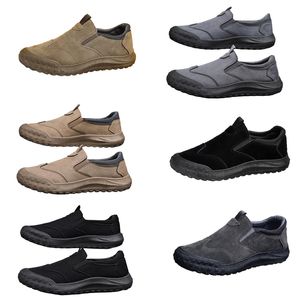 Herrenschuhe, Frühlingsneuer Stil, Einfuß-Lazy-Schuhe, bequeme und atmungsaktive Arbeitsschutzschuhe, Herrentrend, weiche Sohlen, Sport- und Freizeitschuhe, gute Schuhe 39 A111